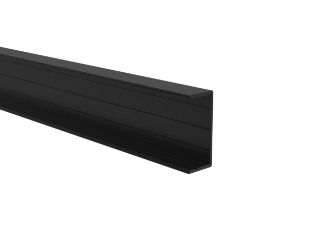 Aluminium U-Adapter 45x20-6000mm R7016